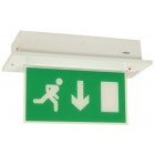 MPR 8W High Frequency Recessed Exit Sign with 230v Mains IP20